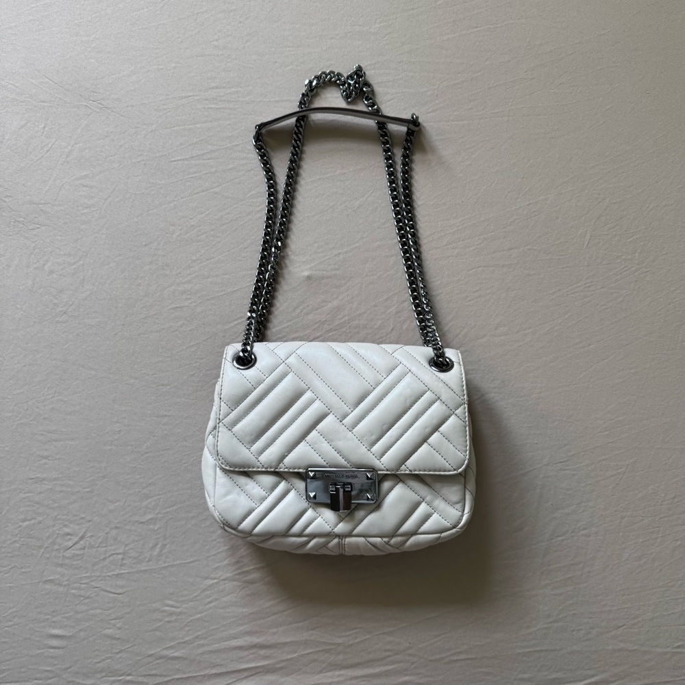 Michael Kors Quilted Peyton Shoulder Flap Bag
